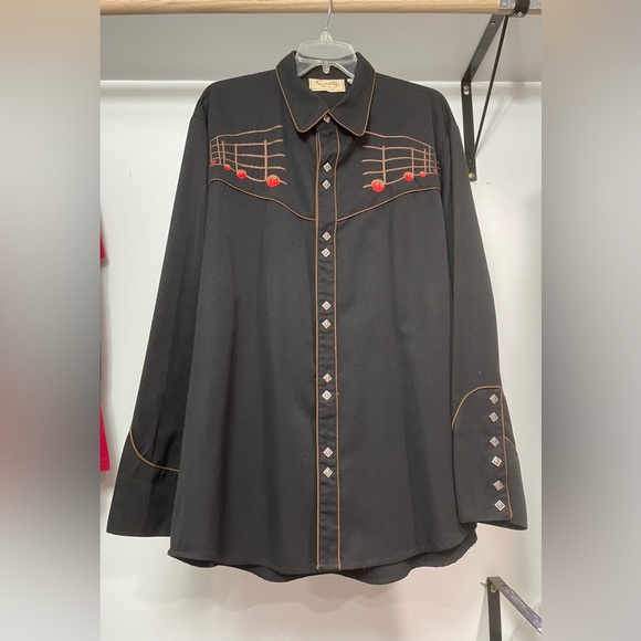 Scully Other - Vintage Scully Embroidered Shirt